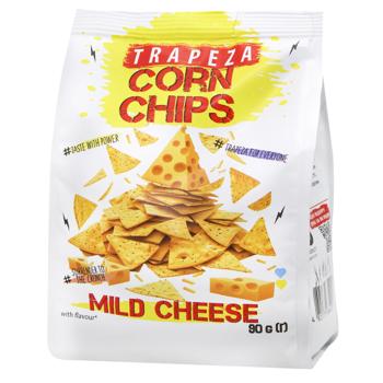 Trapeza Mild Cheese Flavored Chips 90g - buy, prices for Tavria V - photo 1