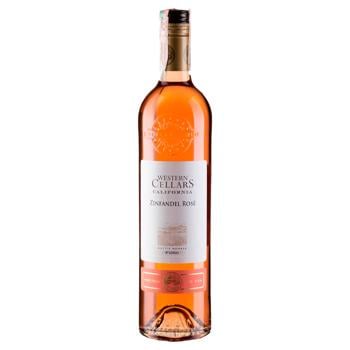 Western Cellars Zinfandel Rose Dry Wine 10% 0.75l - buy, prices for MegaMarket - photo 1