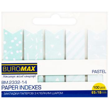 Buromax Pastel Pink Paper Indexes 65x18mm 100 Sheets - buy, prices for METRO - photo 2