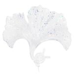 Feather Christmas Tree Pendant 11*10cm Silver Sequins