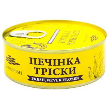 Печень трески Amberfish 240г - купить, цены на Эпицентр FOOD - фото 1