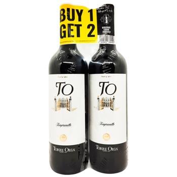 Вино Torre Oria Tempranillo червоне сухе 12% 2х0,75л - купити, ціни на Восторг - фото 1