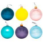 Christmas ball Rizdviani istorii color in assortment glass Ukraine