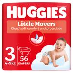 Підгузки Huggies Little Movers 3 4-9кг 56шт