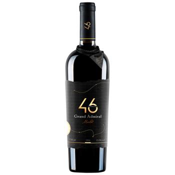 Вино 46 Parallel Grand Admiral Merlo червоне сухе 13,3% 0,75л