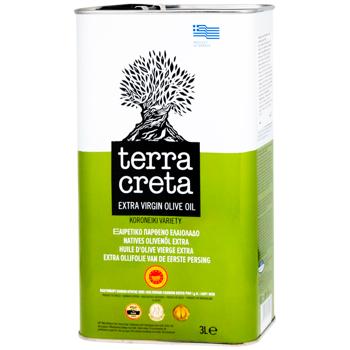 Олія оливкова Terra Creta Estate Extra Virgin Pdo Колімварі 3л
