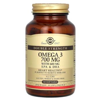 Рыбий жир Solgar Omega 3 700мг 60 гелевых капсул - купить, цены на Biotus - фото 1