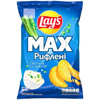 Lay`s Sour Cream and Onion Chips 95g - buy, prices for METRO - photo 1