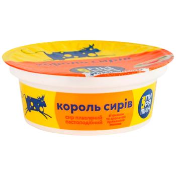 Сир плавлений Пирятин Король сирів пастоподібний зі смаком та ароматом пряженого молока 60% 90г - купити, ціни на Епіцентр FOOD - фото 1