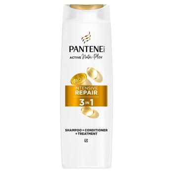 Шампунь-кондиціонер Pantene Інтенсивне відновлення 3в1 325мл - купити, ціни на КОСМОС - фото 2