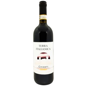 Вино Terra Italianica Chianti червоне сухе 13% 0,75л - купити, ціни на Восторг - фото 1