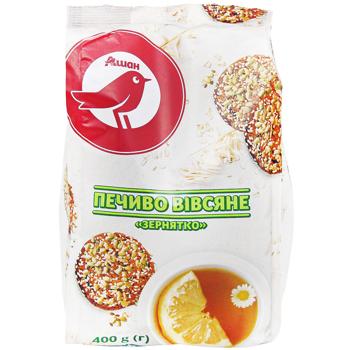Auchan Grain Oatmeal Cookies 400g - buy, prices for Auchan - photo 2