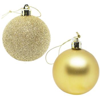 Actuel Golden Christmas Ball 6cm in Assortment - buy, prices for - photo 1