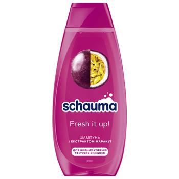 Шампунь Schauma Fresh it UP! для волос жирных у корней и сухих на кончиках 400мл