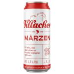 Пиво VILLACHER 0,5л світ. нефільтр. 5,2% з/б И361(Австрія)