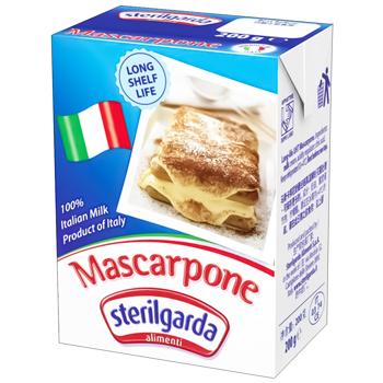 Сир Sterilgarda Mascarpone м'який 80% 200г - купити, ціни на За Раз - фото 1