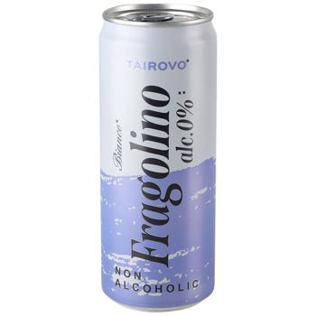 Tairovo Fragolino Bianco Non-alcoholic Strongly Sparkling Drink 0.33l - buy, prices for Epicentr FOOD - photo 2