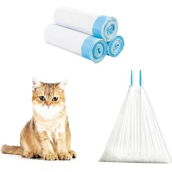 Пакеты мусорные Lapka универсальные для автоматических лотков 3 рулона по 15 пакетов - купить, цены на MasterZoo - фото 2