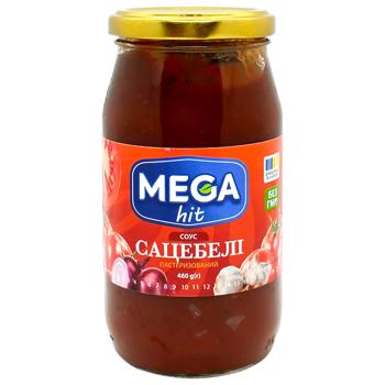 Соус Mega hit Сацебелі 460г - купити, ціни на Чудо Маркет - фото 1