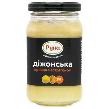 Runa Dijon Mustard with Tarragon 210g - buy, prices for Chudo Market - photo 1