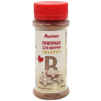 Auchan Ginger Seasoning for Baking 60g - buy, prices for Auchan - photo 1