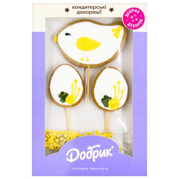 Dobryk Easter Gingerbread with Topping Mix Set - buy, prices for NOVUS - photo 3