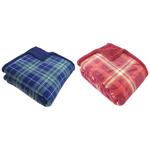 Плед Actuel Клітинка фліс/шерпа 130x170 см в асортименті