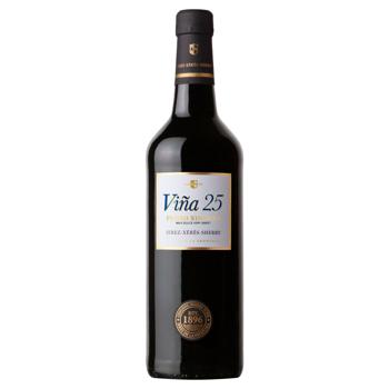 Вино La Ina Pedro Ximenez Sherry Vina 25 крепленое белое сладкое 17% 0,75л - купить, цены на МегаМаркет - фото 1