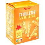 Auchan Crackers with Emmental Cheese Flavor 85g