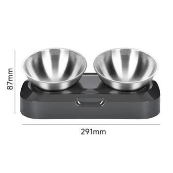 Миски Lapka металеві на підставці 2х480мл - купити, ціни на MasterZoo - фото 3