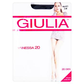 Колготи Giulia Nero 3 Vanessa 20D розмір 3