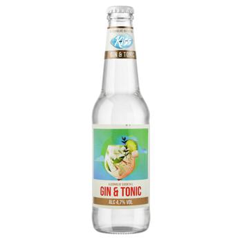 Напій слаболкогольний Kiss Cocktail Gin&Tonic 4,7% 0,33л - купити, ціни на NOVUS - фото 1