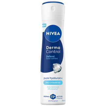 Антиперспирант аэрозольный Nivea Derma Control Защита и экстракомфорт 150мл - купить, цены на Идеал - фото 1