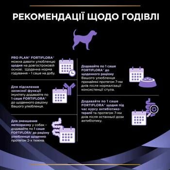 Пробіотик для собак Purina Pro Plan FortiFlora для підтримки мікрофлори шлунково-кишкового тракту 7шт х 1г - купити, ціни на MasterZoo - фото 6