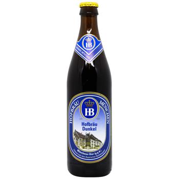 Пиво Hofbrau Dunkel темне 5,5% 0,5л - купити, ціни на - фото 1