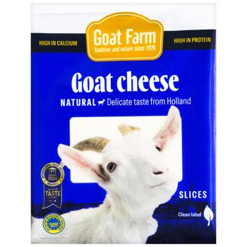 Goat Farm Sliced Semi-hard Goat Cheese 50% 100g - buy, prices for METRO - photo 1