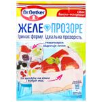 Желе Dr.Oetker Прозоре зі смаком ваніль-полуниця 72г