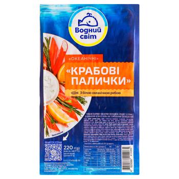 Vodniy Mir Chilled Crabsticks 220g - buy, prices for Ideal - photo 1