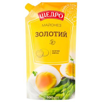 Майонез Щедро Золотой 50% 500г - купить, цены на Торба - фото 1