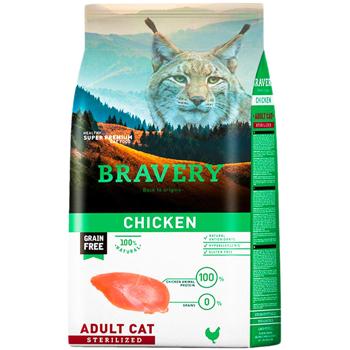 Bravery Dry Food with Chicken for Sterilized Cats 600g - buy, prices for Tavria V - photo 1