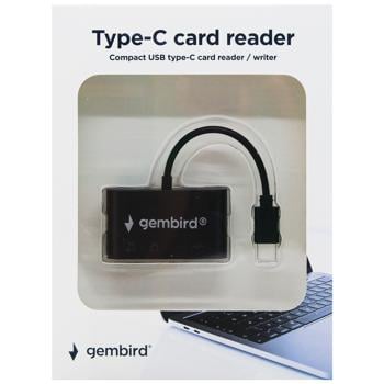 Кардридер Gembird Type-C USB 2.0 UHB-CR3-02 - купить, цены на Auchan - фото 3