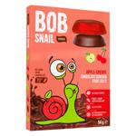 Bob Snail Marmelade apple-cherry in black chocolate without sugar 54g
