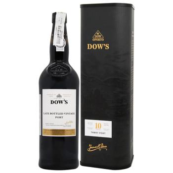 Портвейн Dow's Old Tawny Port 10лет червоний сладкий 20% 0,75л - купить, цены на WINETIME - фото 1