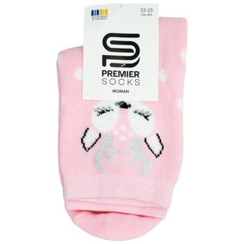 Premier Socks Deer Women's Classic Terry Socks s.23-25 Pink