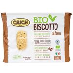 Печенье Crinch из спельтовой муки с шоколадными дропсами органическое 220г