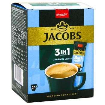 Напій кавовий Jacobs Caramel Latte 3в1 12,3г*24шт - купити, ціни на - фото 2