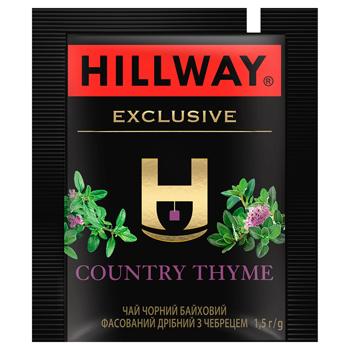 Чай черный Hillway с чабрецом 1,5г*25шт - купить, цены на Идеал - фото 3