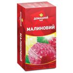 Чай Малиновий Домашній чай чорний 1.5г х 20шт