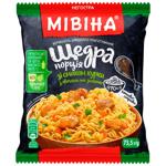 Вермишель МИВИНА® Щедрая порция со вкусом курицы с овощами и зеленью 73,5г