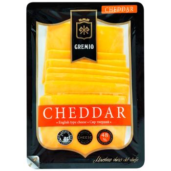 Gremio Cheddar Sliced Cheese 48% 150g